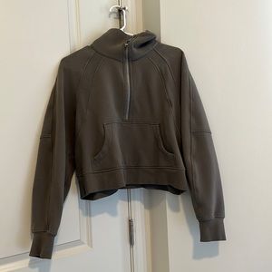 Scuba Oversized Funnel Neck Half Zip Lululemon